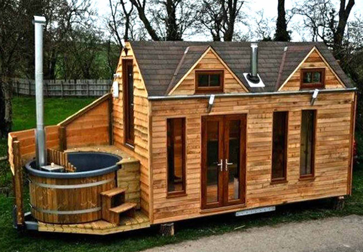 Tiny House With Hot Tub