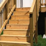 Wooden Stairs for Mobile Home