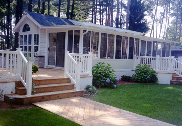 Single Wide Mobile Home With Porch Mobile Homes Ideas