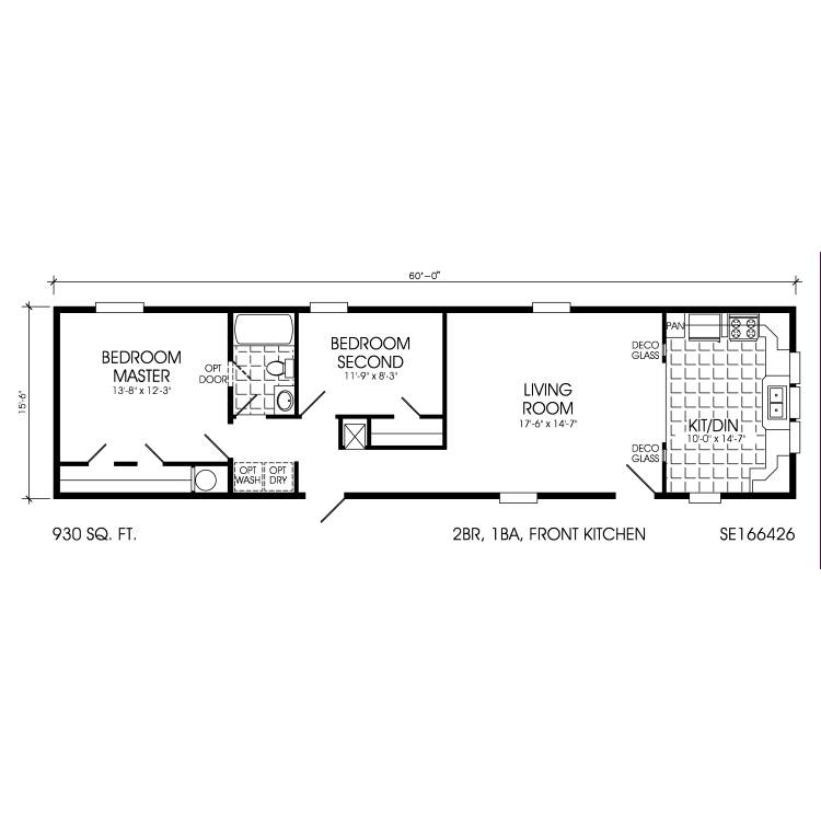Small Mobile Homes Floor Plans