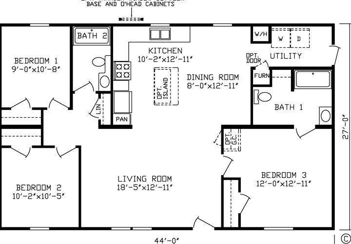 Double Wide House Trailers Floor Plans Mobile Homes Ideas