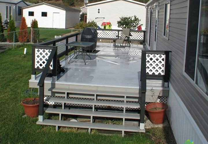 Pics of Deck Designs for Mobile Homes