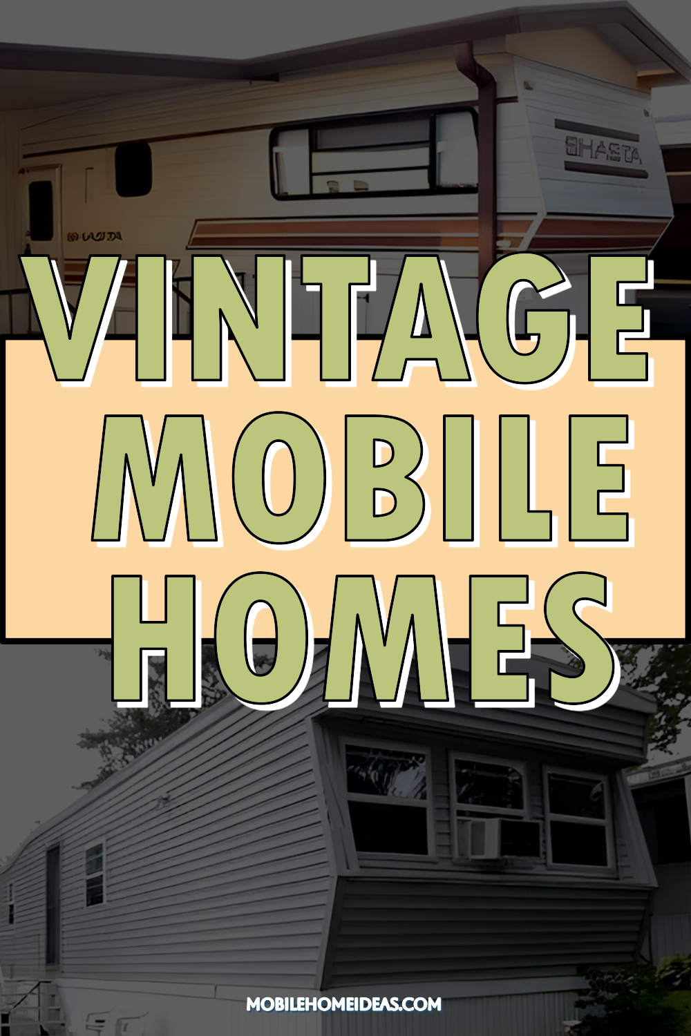 Explore the charm of vintage mobile homes with this image. These homes, built between the 1950s and 1970s, feature unique retro designs and cozy interiors. Experience the nostalgia of simpler times with these timeless treasures.