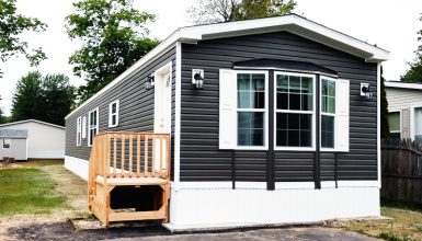 Black-mobile-home-paint-colors