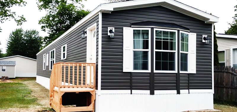 Black-mobile-home-paint-colors