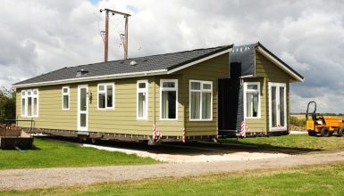 Double Wide Mobile Home Halves Separating
