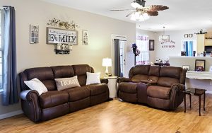 How to Arrange A Loveseat and Couch In A Mobile Home