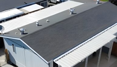 coating a mobile home roof