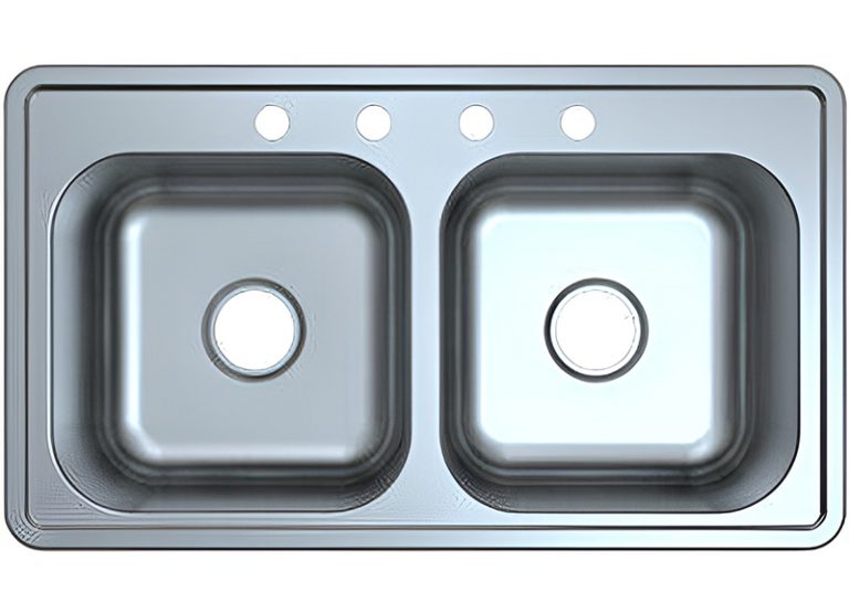 Mobile Home Kitchen Sink Replacement Guide   Stonecrest Stainless Steel Double Bowl Sink For Mobile Home 768x555 