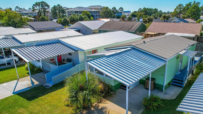 Types of Mobile Home Roof Shapes
