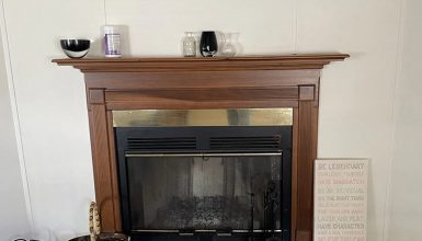 Mobile Home Fireplace