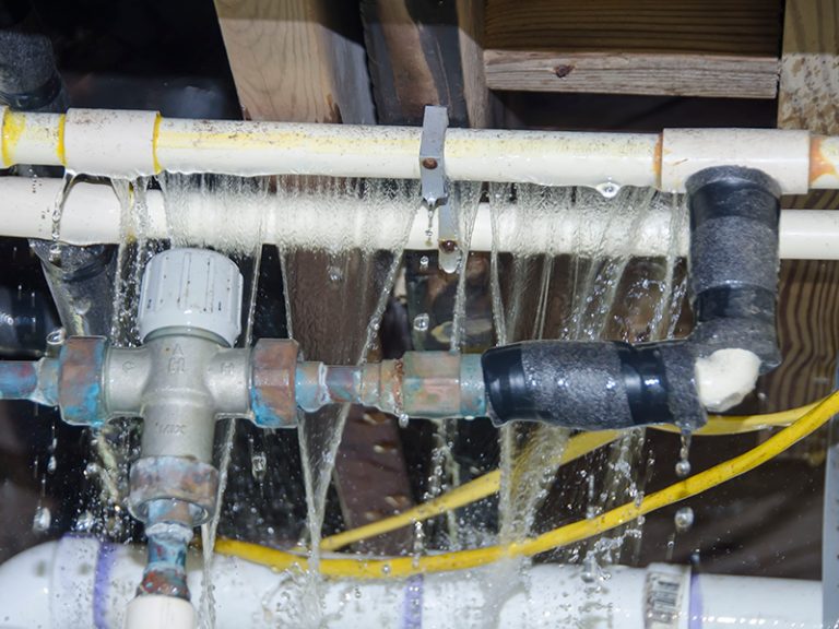 Fixing Water Leaks Under Mobile Homes