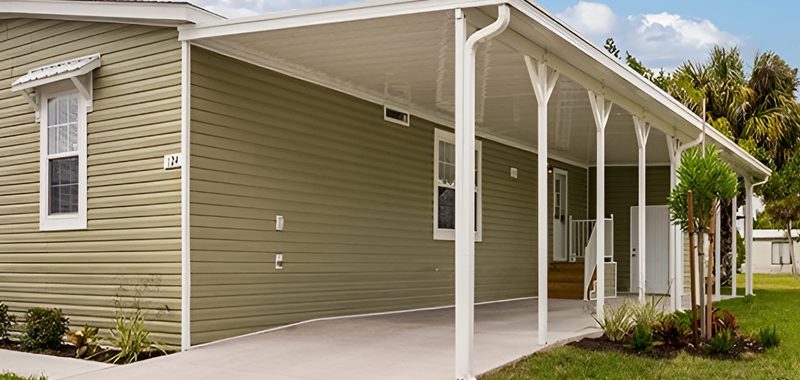 carport posts for mobile home