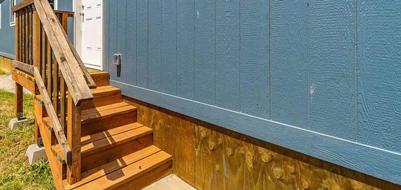 10 Mobile Home Wood Skirting Ideas