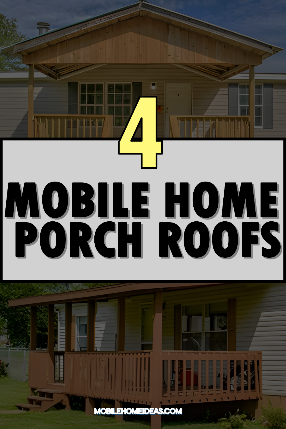 4 Popular Mobile Home Porch Roofs