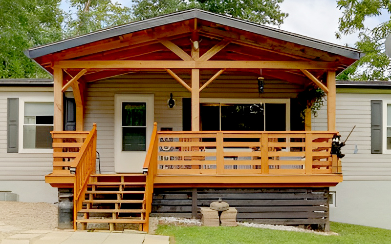 Double-Wide-Mobile-Home Farmhouse-Front-Porch