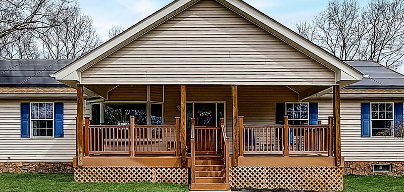 Double Wide Mobile Home Front Porch Designs