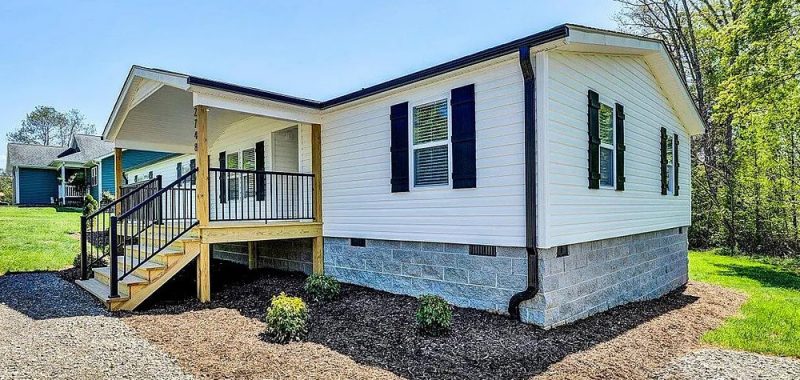 Mobile Home Cinder Block Skirting