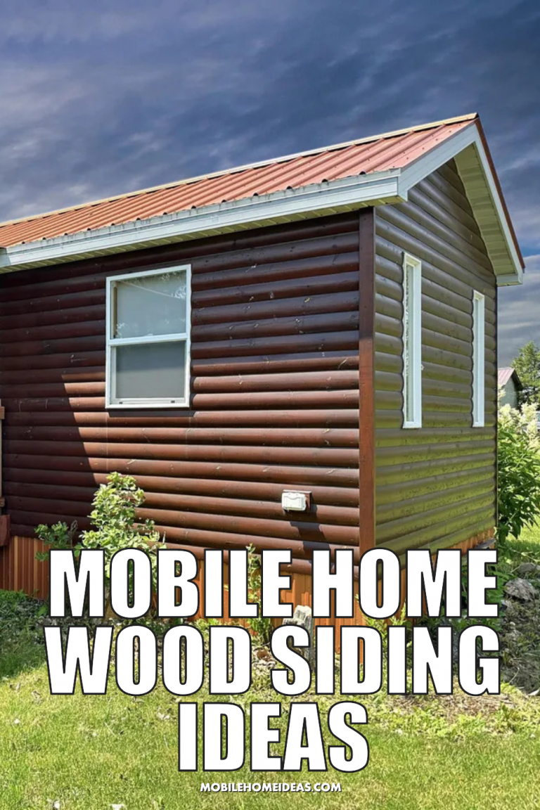 8 Mobile Home Wood Siding Ideas