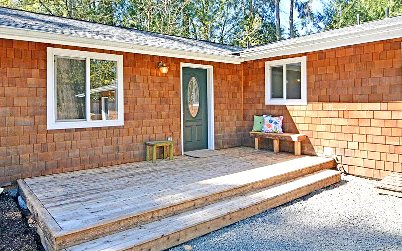 Cedar wood siding