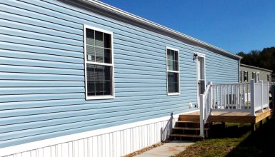 Old Mobile Home Re-siding