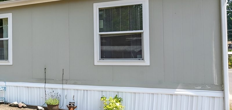 Replace A Piece of Mobile Home Metal Siding