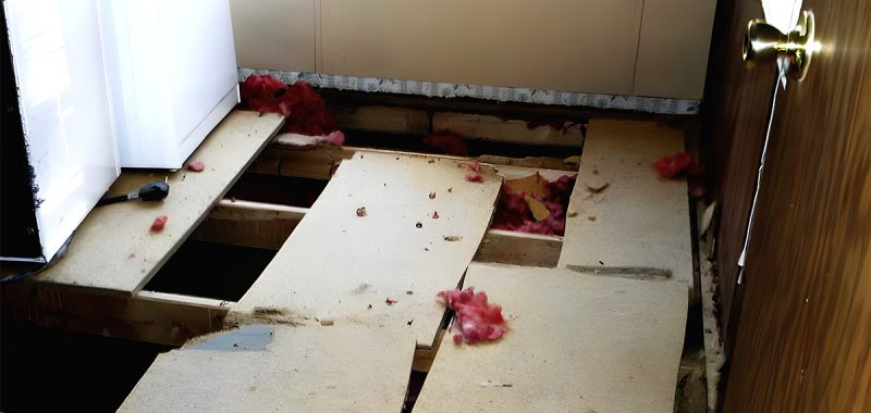 How to Fix a Hole in The Floor of a Mobile Home