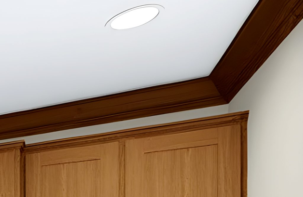 crown molding in mobile home