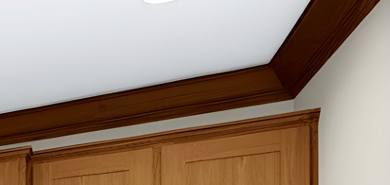 crown molding in mobile home