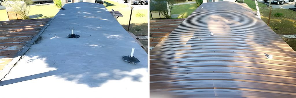 mobile home metal roof over kits