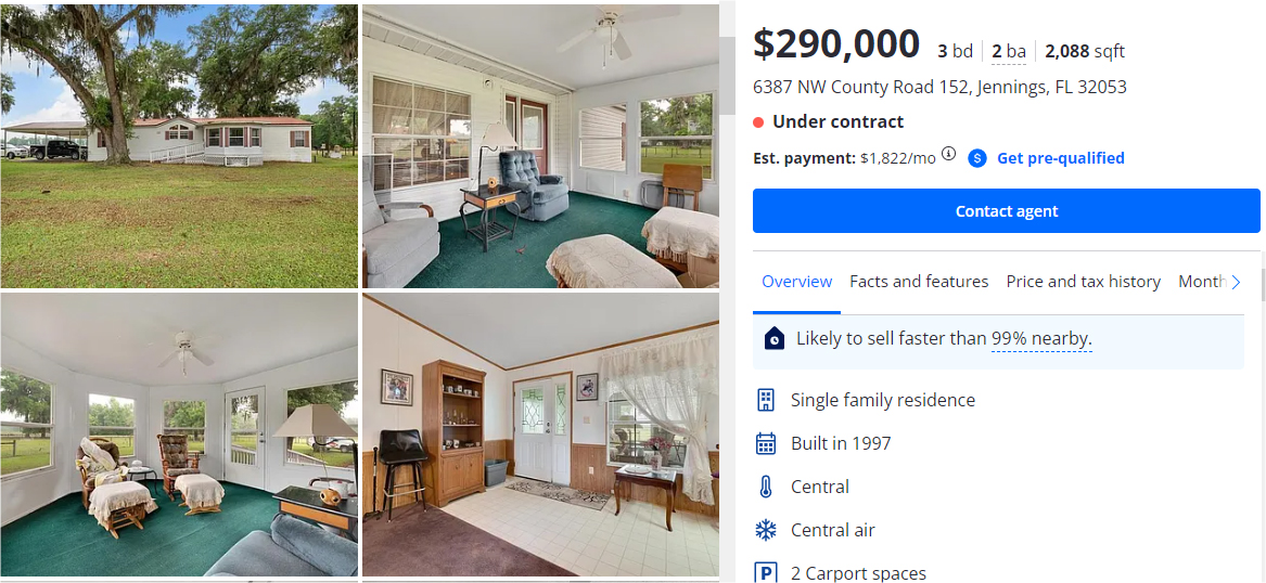 1997 Mobile Home Value