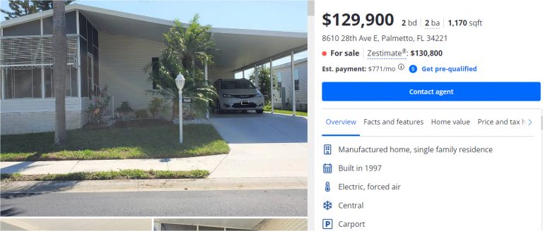 1997 Mobile Home Value