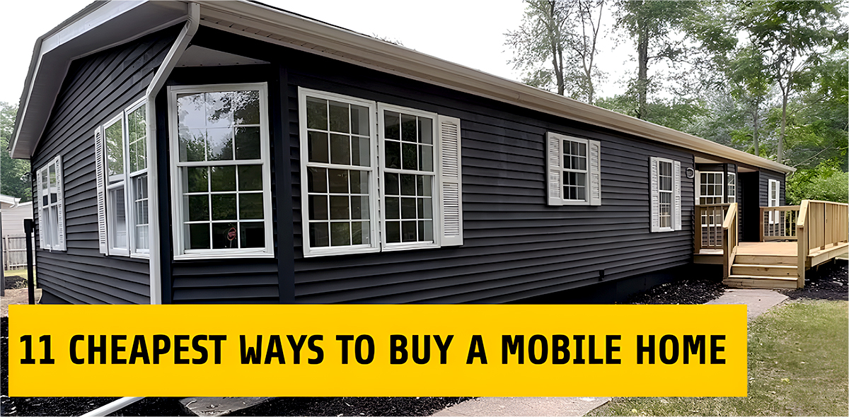 11 Cheapest Ways To Buy A Mobile Home