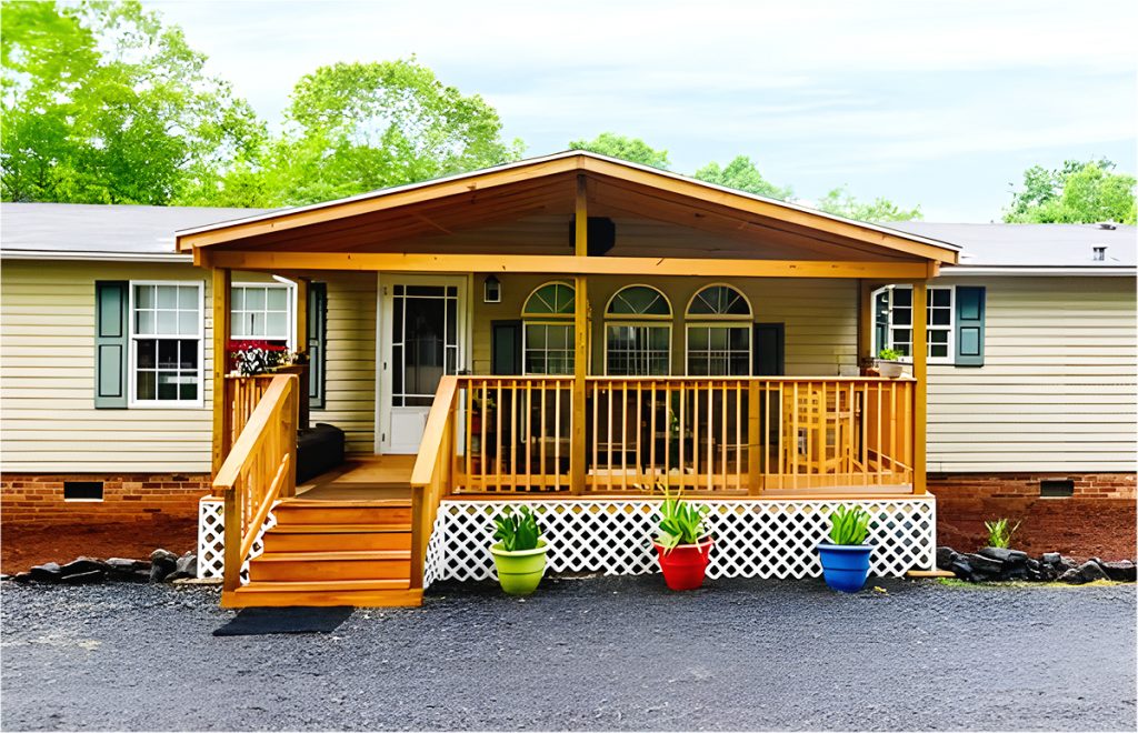 Gable-Roof-Porch-Mobile-Home Ideas
