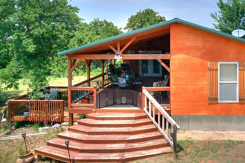 Mobile Home Multi-Level Porch
