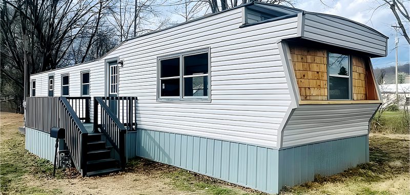 Old Single-Wide Mobile Home Remodel to Make It Look Good