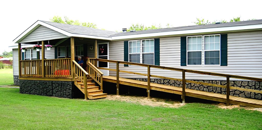 Porch with Stair and Ramp Combo