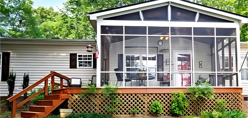 Mobile Home Porches Design Ideas