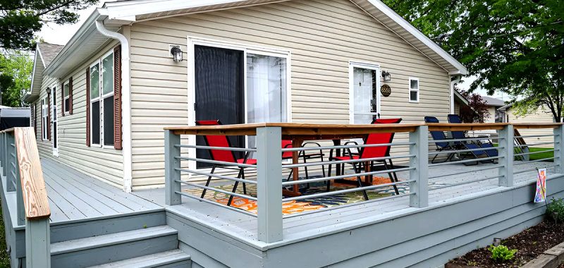 What Is A Good Size Deck for A Mobile Home?