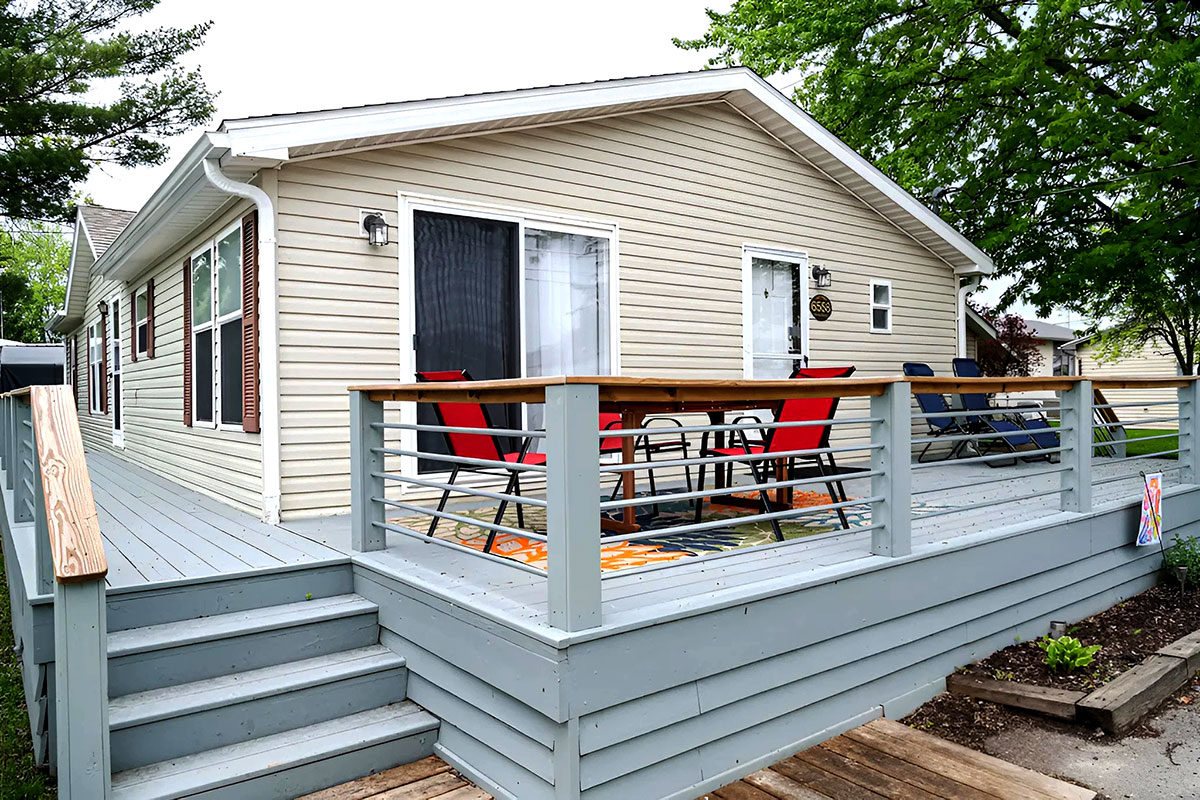 What Is A Good Size Deck For A Mobile Home 