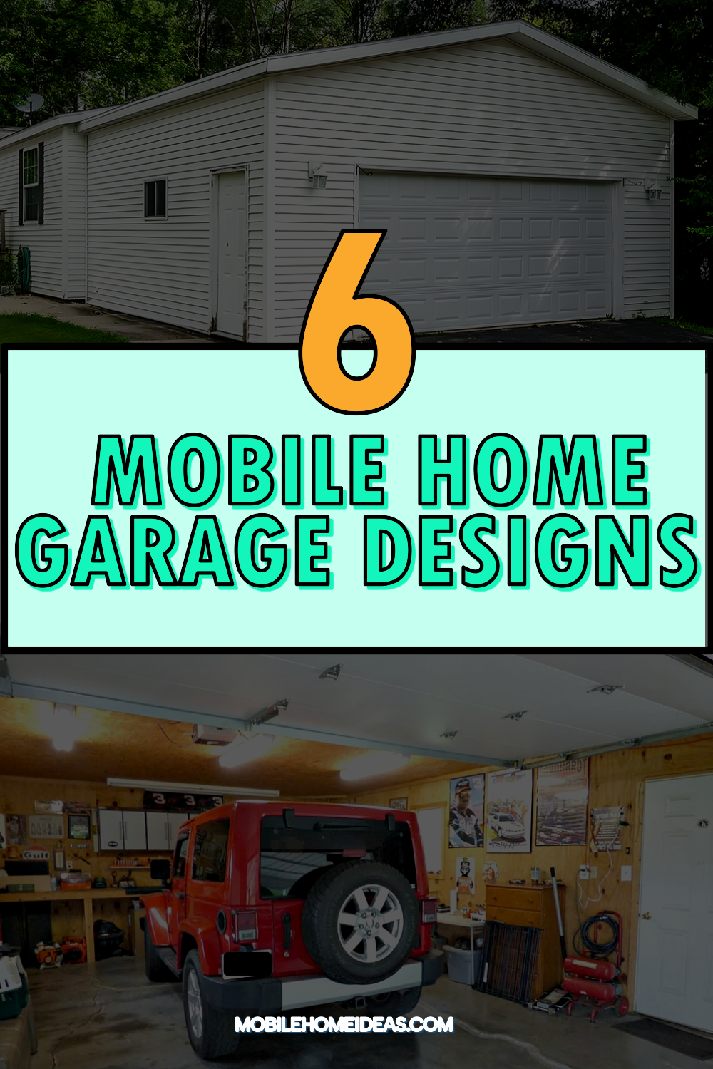 6 Stylish Mobile Home Garage Design Ideas