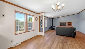 View of Mobile Home Window Treatments: Curtains, Blinds, and Shades