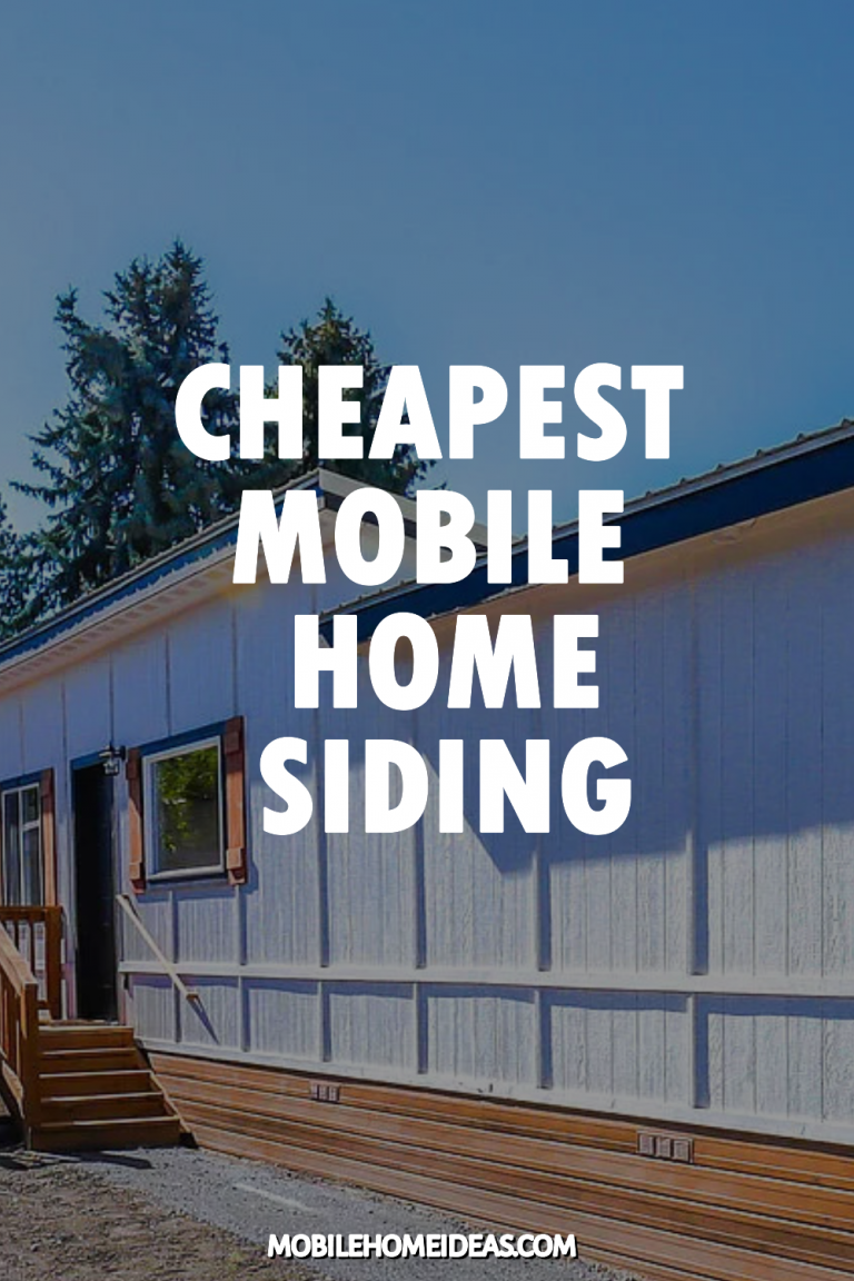 Cheapest Mobile Home Siding