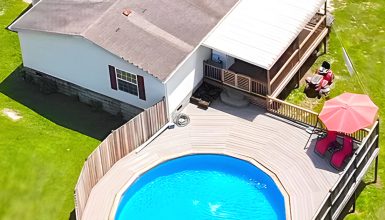 Tips for Building a Mobile Home Above-ground Pool