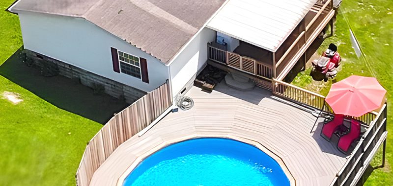Tips for Building a Mobile Home Above-ground Pool