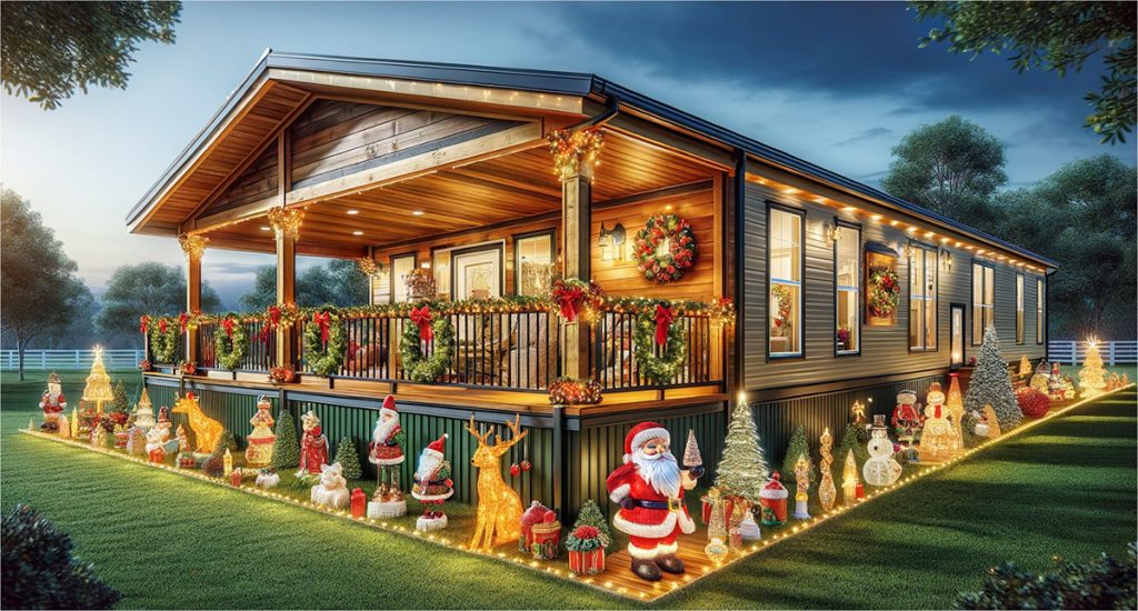 Mobile-Home-Christmas-Lawn Ornaments
