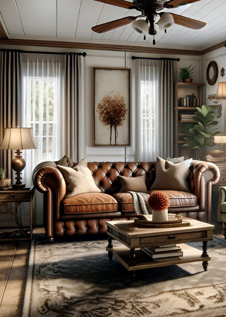 Mobile-Home-Living-Room-Classic-Design