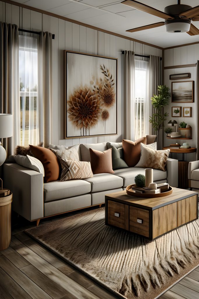 Mobile-Home-Living-Room-Foldable Furniture