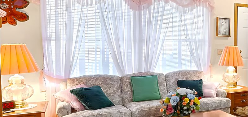 Curtain Styles to Elevate Your Mobile Home Living Room