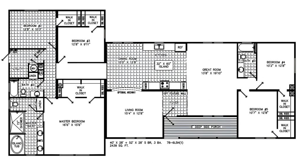 Quadruple-Wide-Mobile-Home Floor Plans